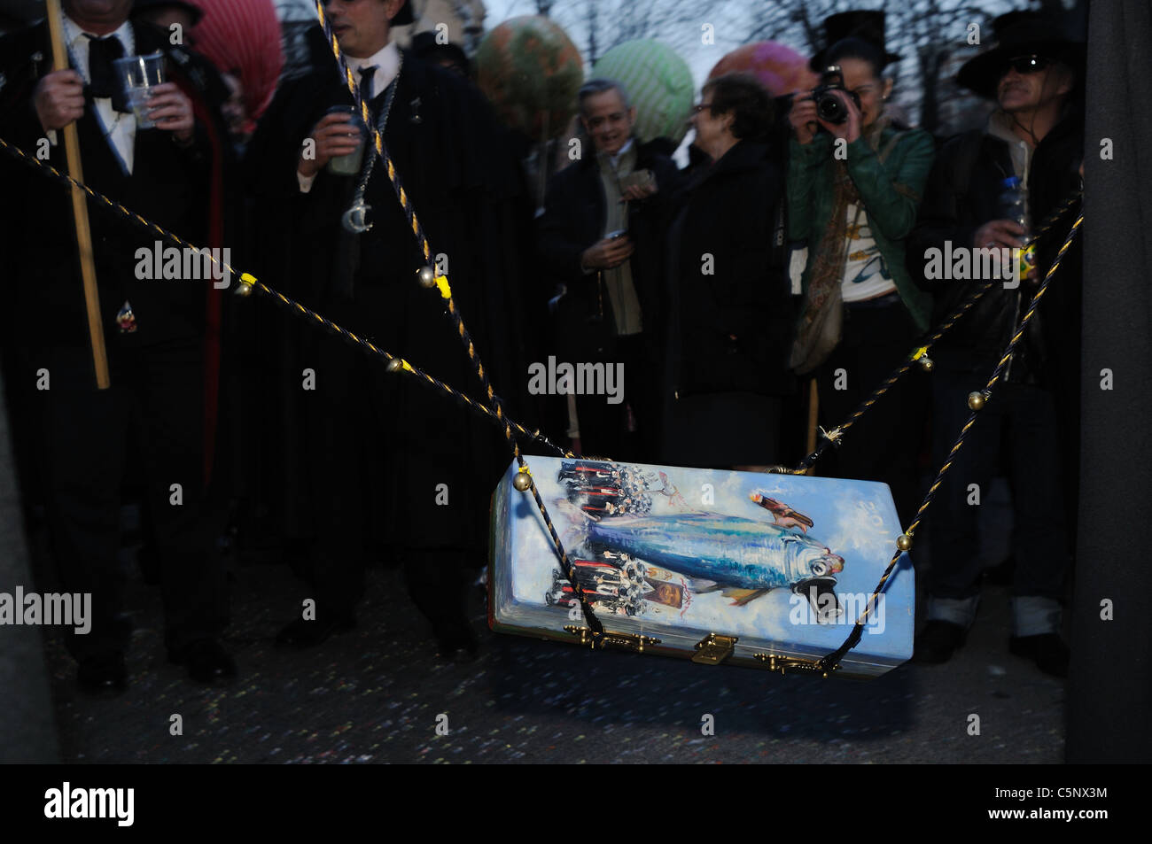 ' Funerale della Sardina' fine del Carnevale in MADRID .Comunità di Madrid. Spagna Foto Stock