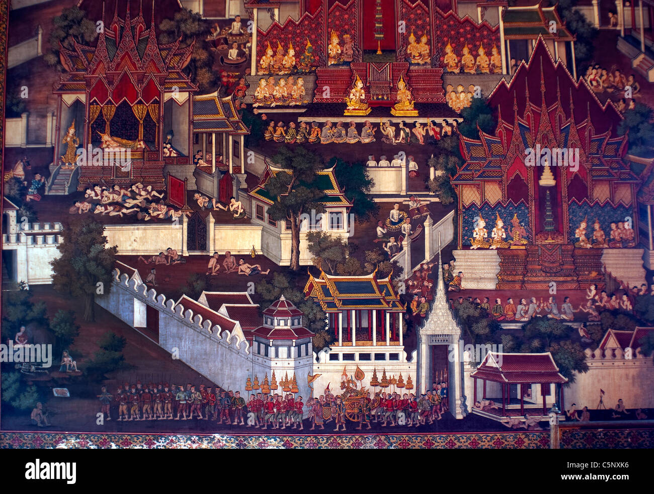 Wat Arun Bangkok in Thailandia Foto Stock