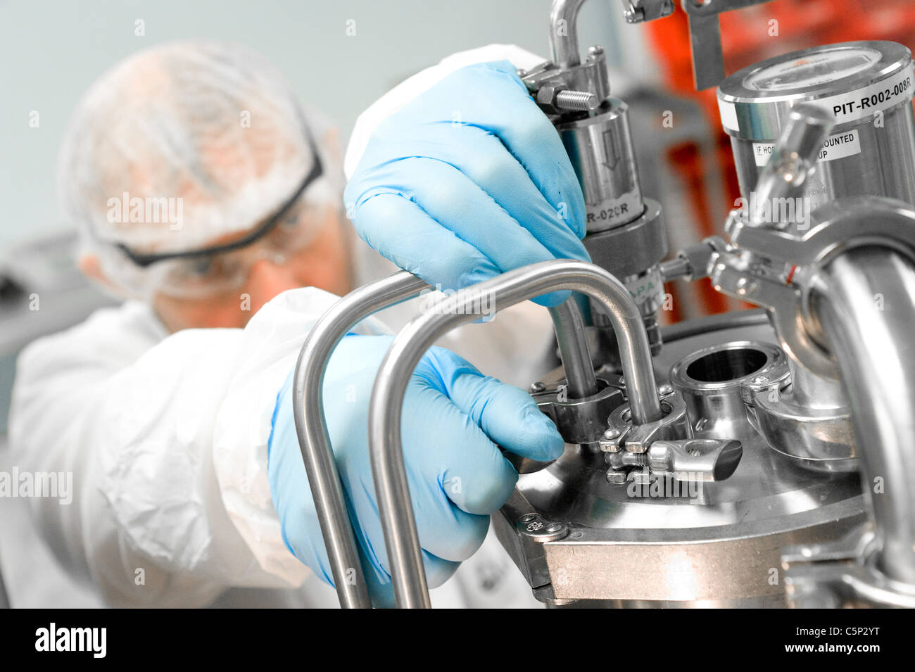 Fabbricazione di prodotti farmaceutici di Elan di fabbrica Athlone Irlanda Foto Stock