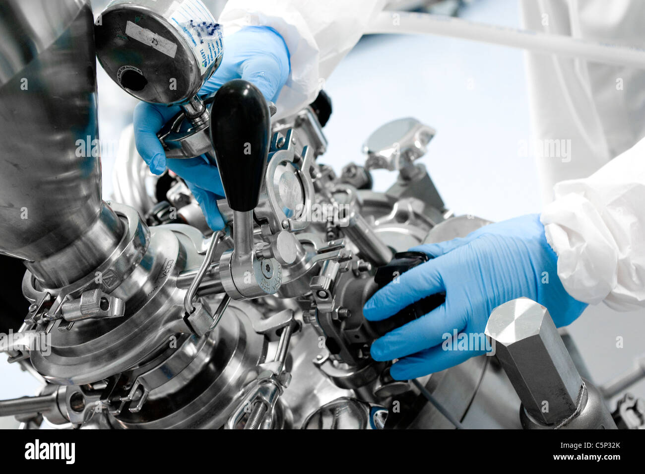 Fabbricazione di prodotti farmaceutici di Elan di fabbrica Athlone Irlanda Foto Stock