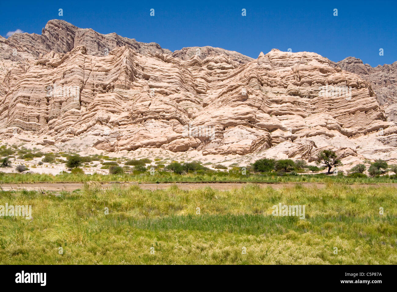 Formazioni di arenaria, Quebrada de las Flechas, Argentina, Sud America Foto Stock