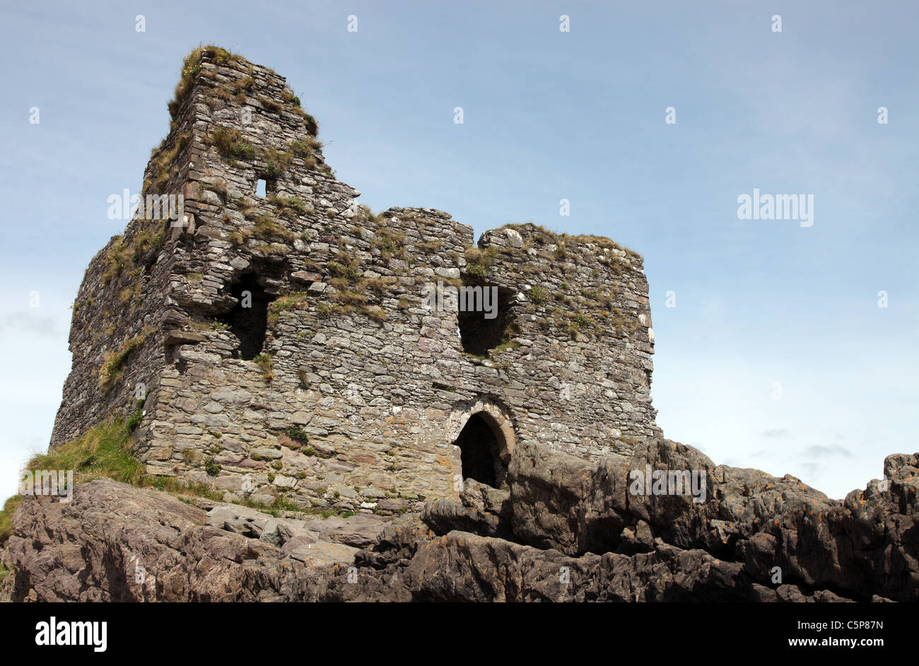 McCarthys Castle, Co. Kerry, Irlanda Foto Stock