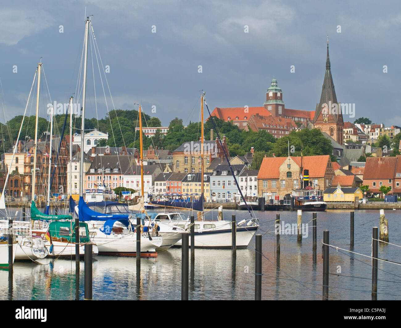 Flensburg, Schleswig-Holstein, Germania, Europa Foto Stock