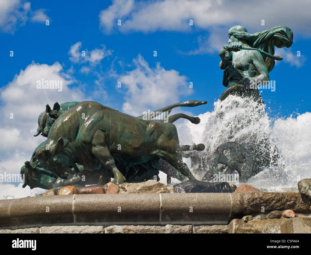 Gefion Springbrunnen, Kopenhagen | Fontana Gefion, Copenaghen Foto Stock