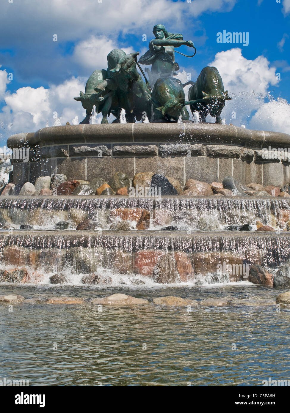 Gefion Springbrunnen, Kopenhagen | Fontana Gefion, Copenaghen Foto Stock