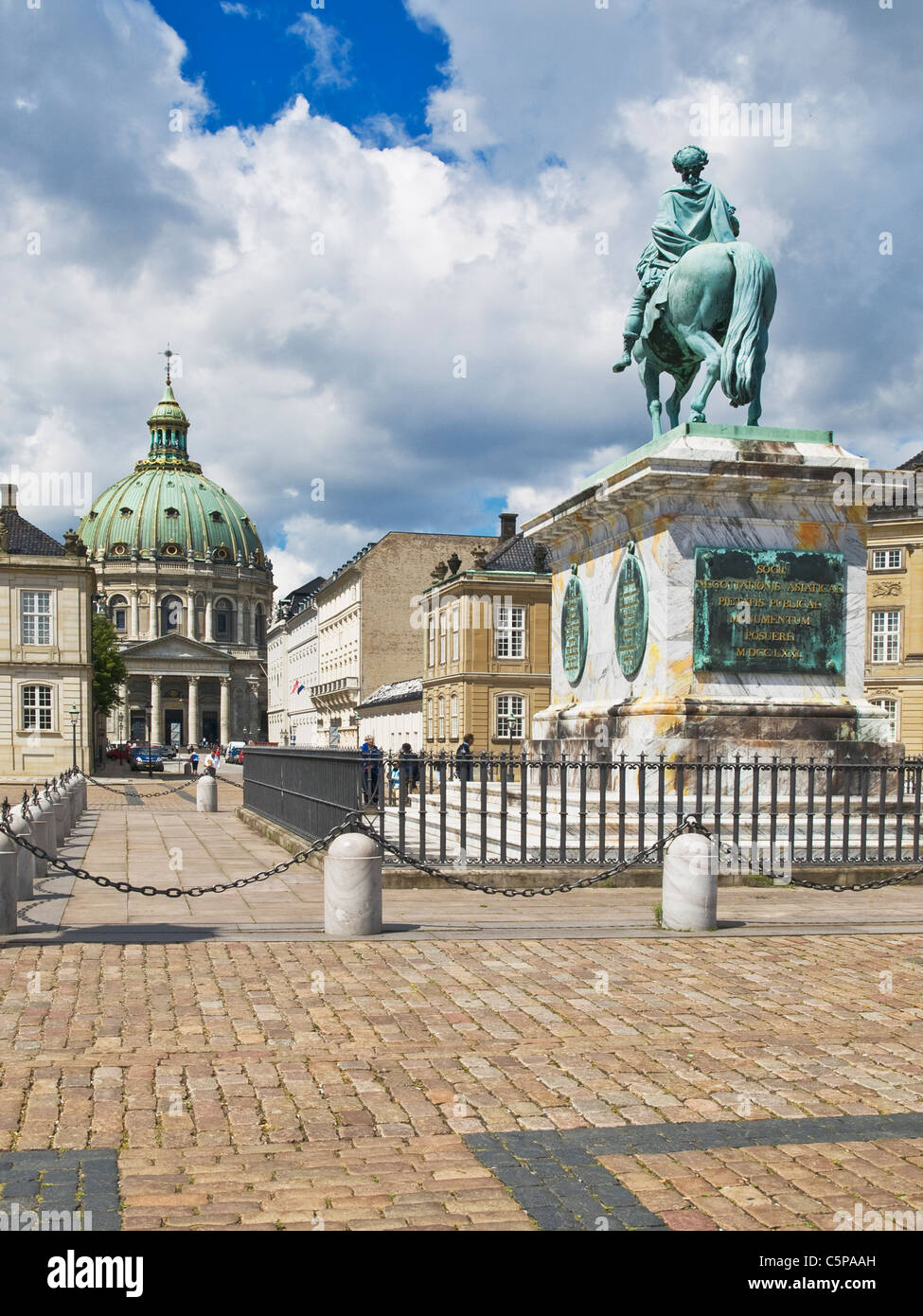 Schloss Amalienborg, Kopenhagen | Palazzo Amalienborg, Copenaghen Foto Stock