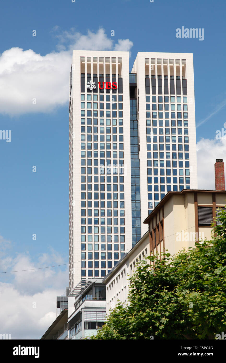 UBS ha sede in Germania a Francoforte (principale) Foto Stock