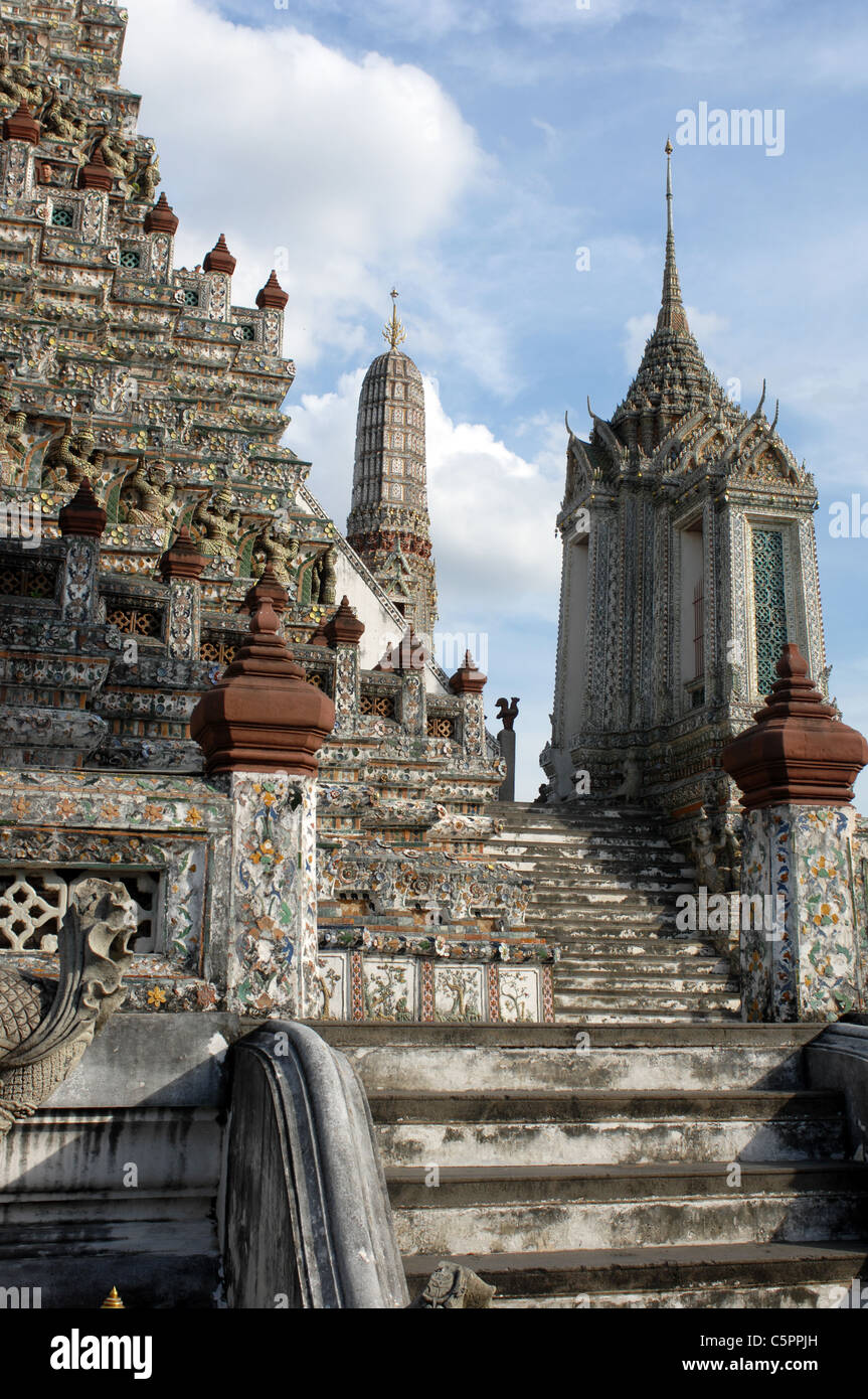 Il Wat Arun tempio di Bangkok, Tailandia. Foto Stock