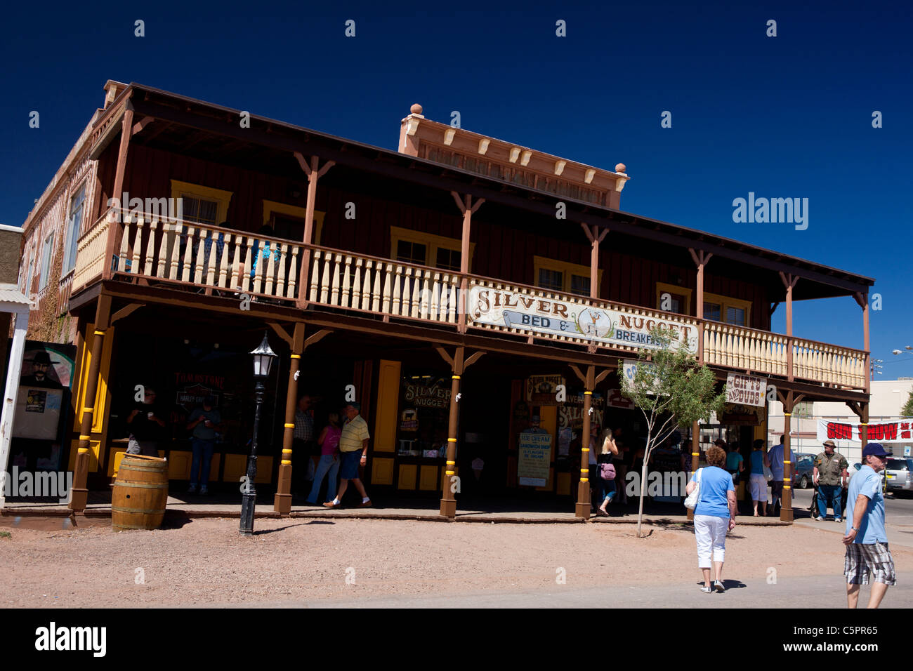 Argento Nugget Bed and Breakfast, Allen Street, oggetto contrassegnato per la rimozione definitiva, Arizona, Stati Uniti d'America Foto Stock