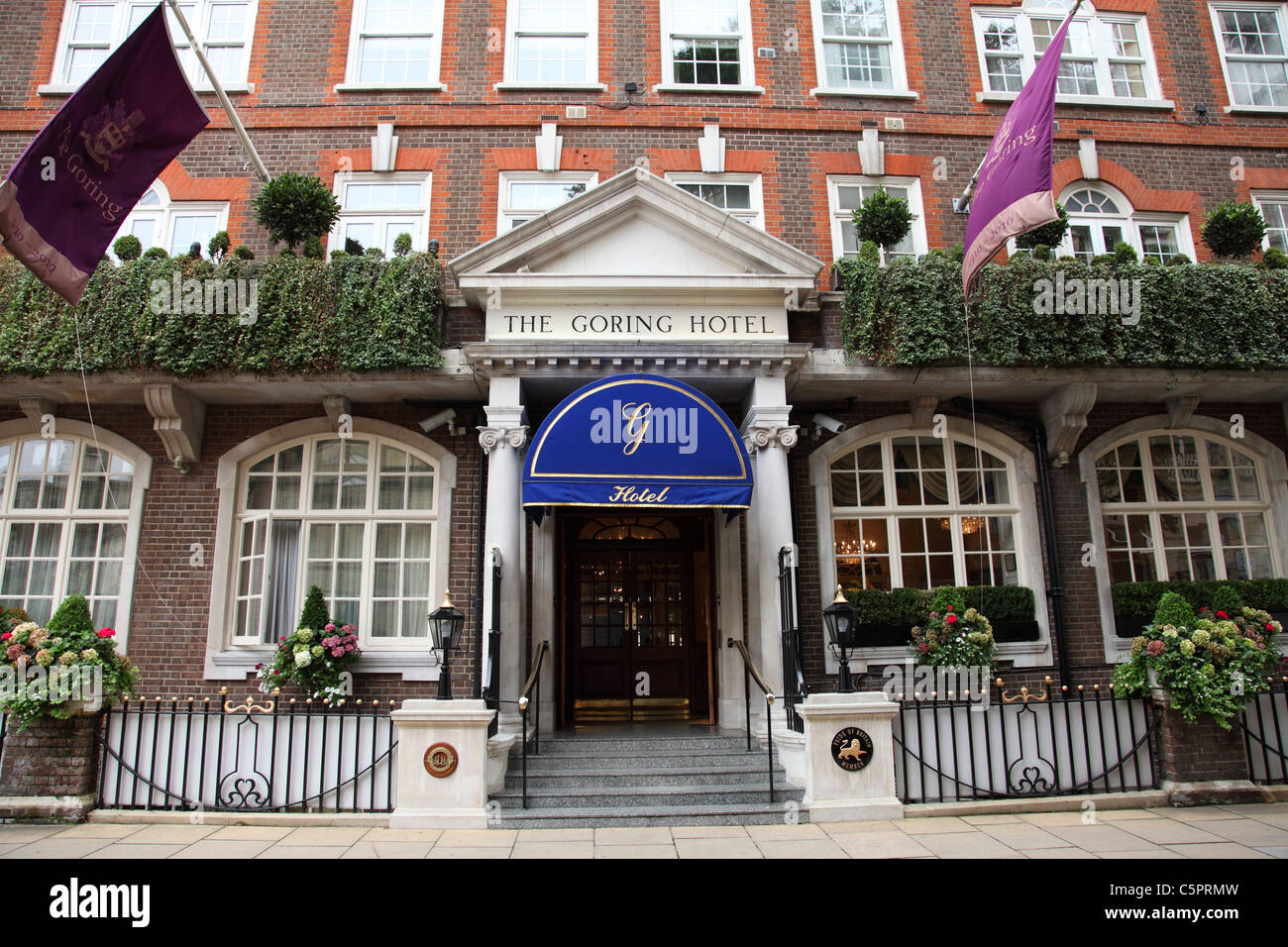 Il Goring Hotel, Belgravia, London, England, Regno Unito Foto Stock