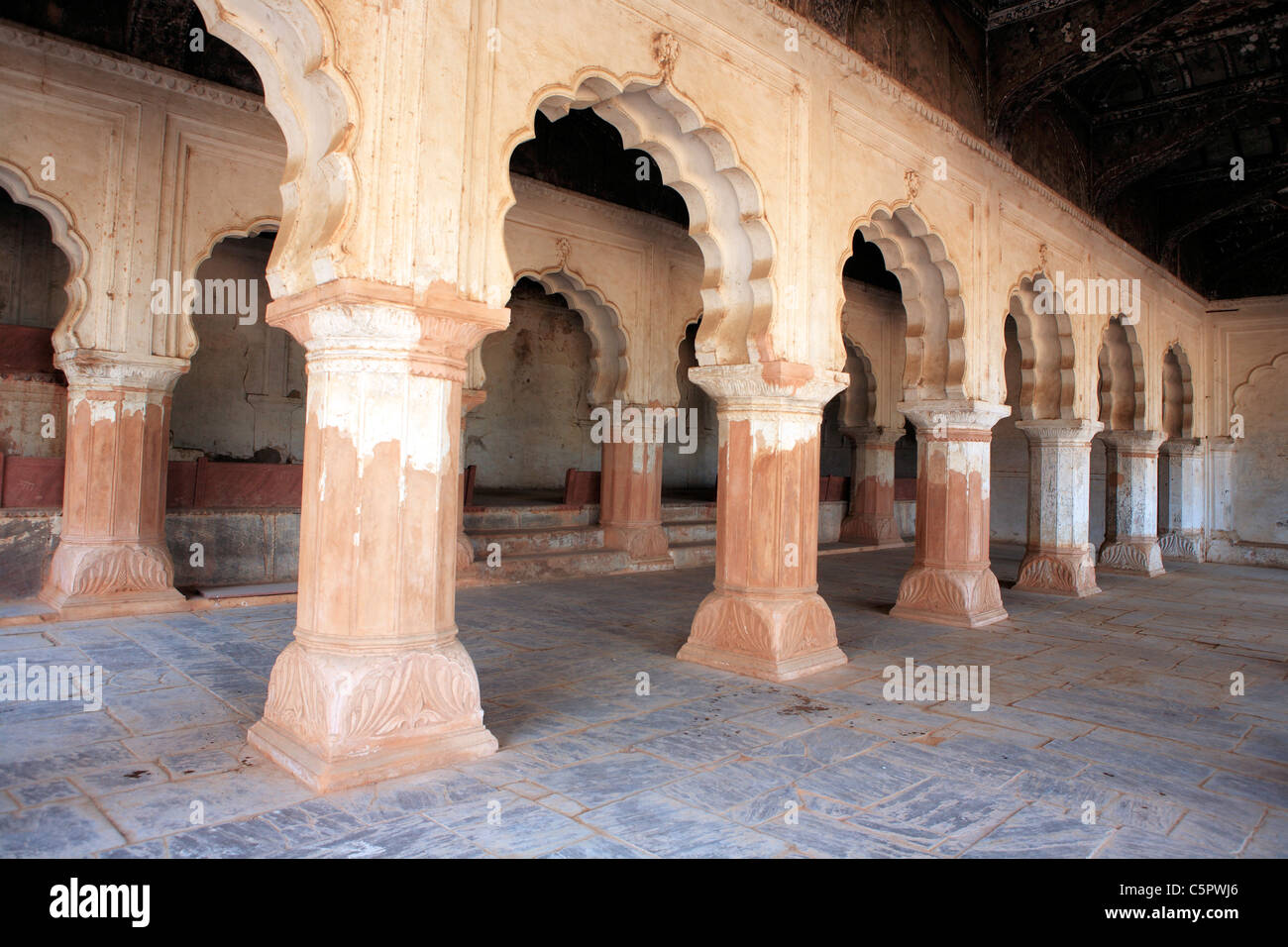 Ram Raja palace (fine XVI secolo), Orchha, Madhya Pradesh, India Foto Stock
