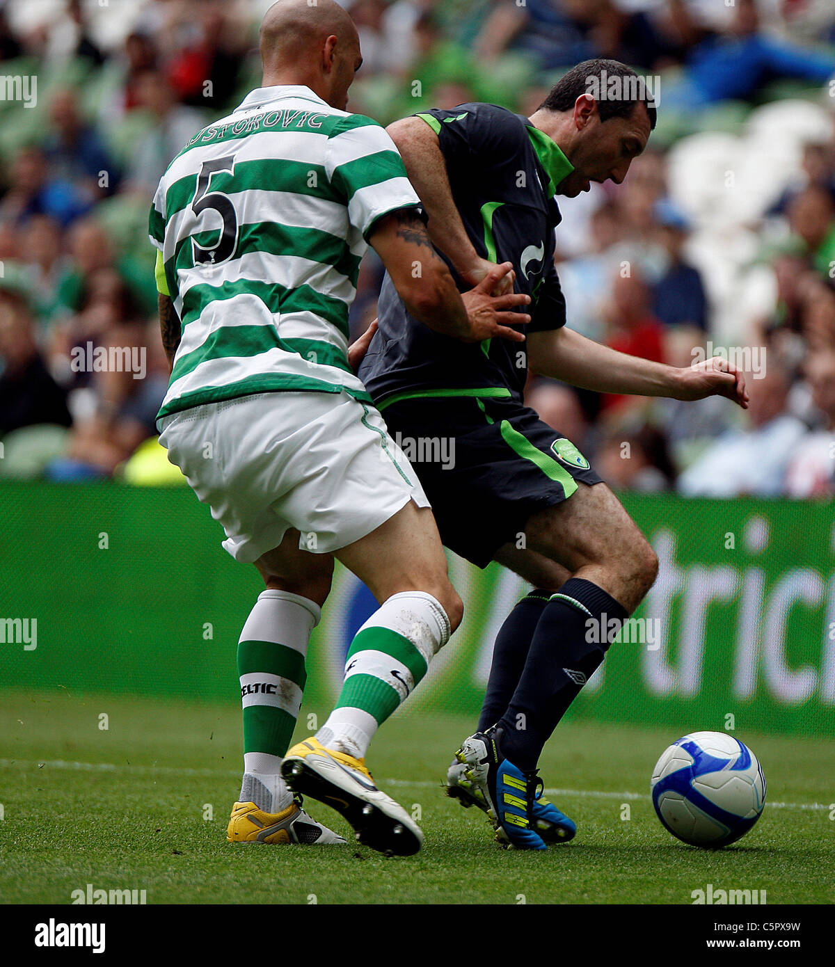 La Dublin Super Cup 2011 Soccer Airtricity Dublino Manchester City Foto Stock