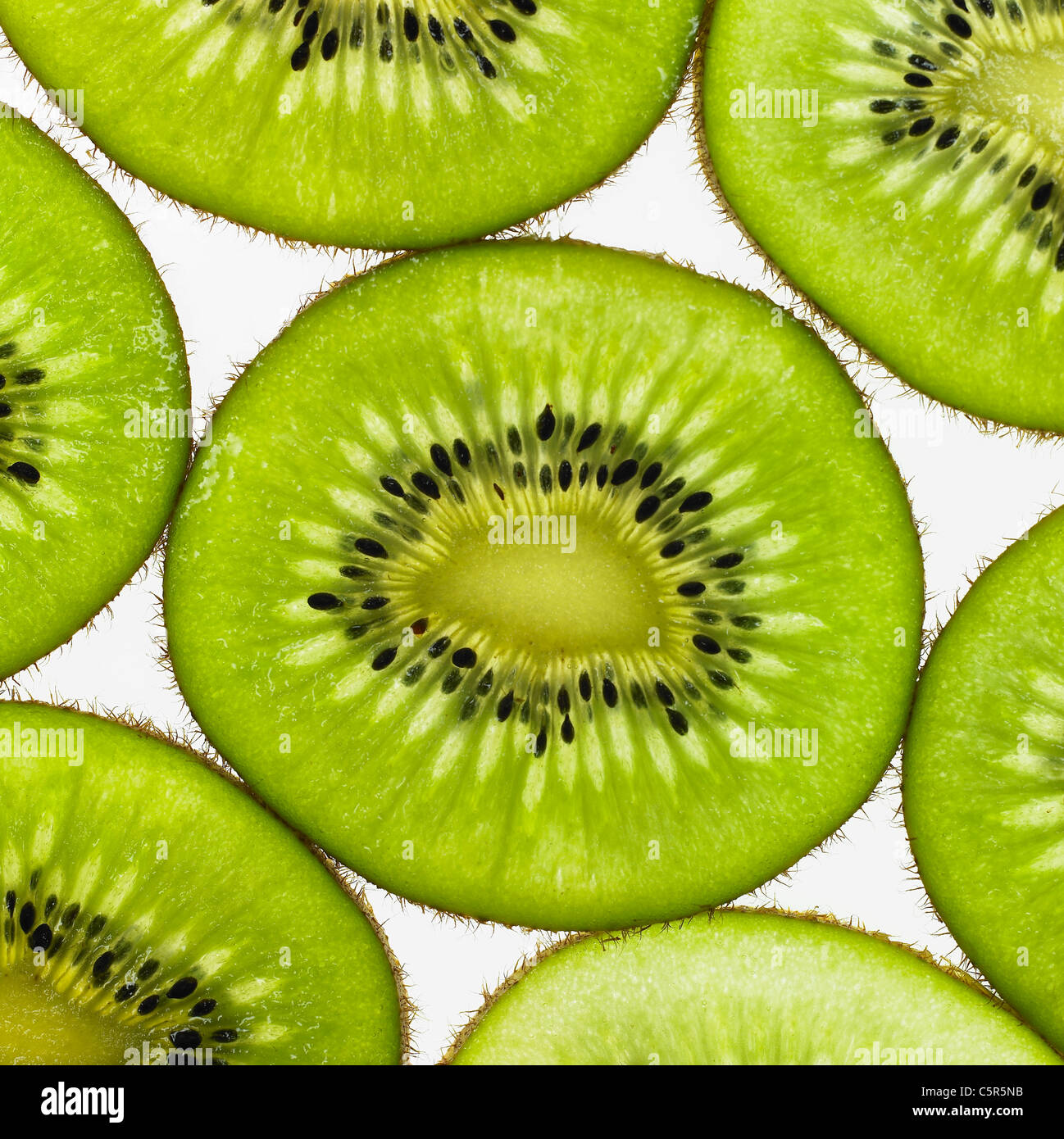 Fette di kiwi Foto Stock