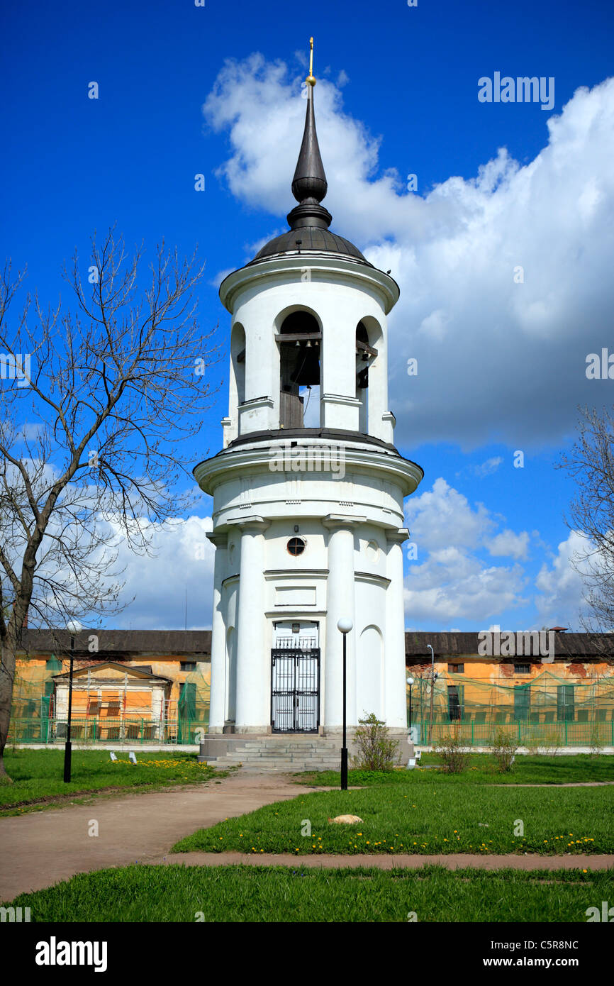 Cattedrale dell Assunzione torre campanaria (1903-1905), Vladimir Pokrovsky e Leon Benois, Sophia, Pushkin, nei pressi di San Pietroburgo, Russia Foto Stock