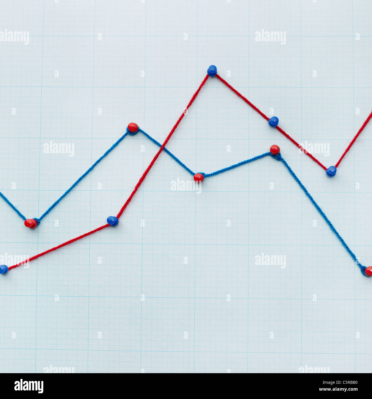 Grafico colorato Foto Stock