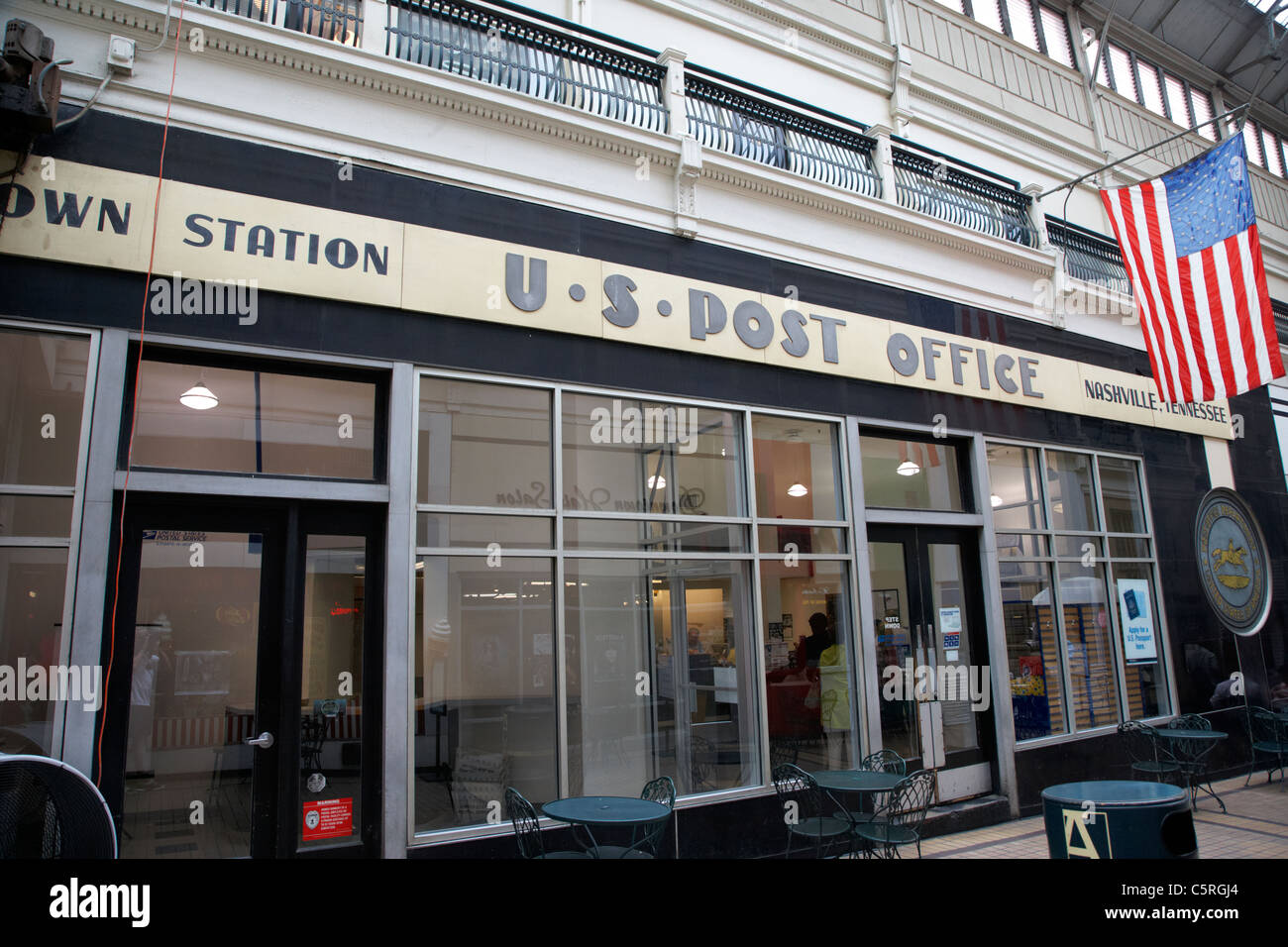 Noi post office in arcade Nashville Tennessee USA Foto Stock