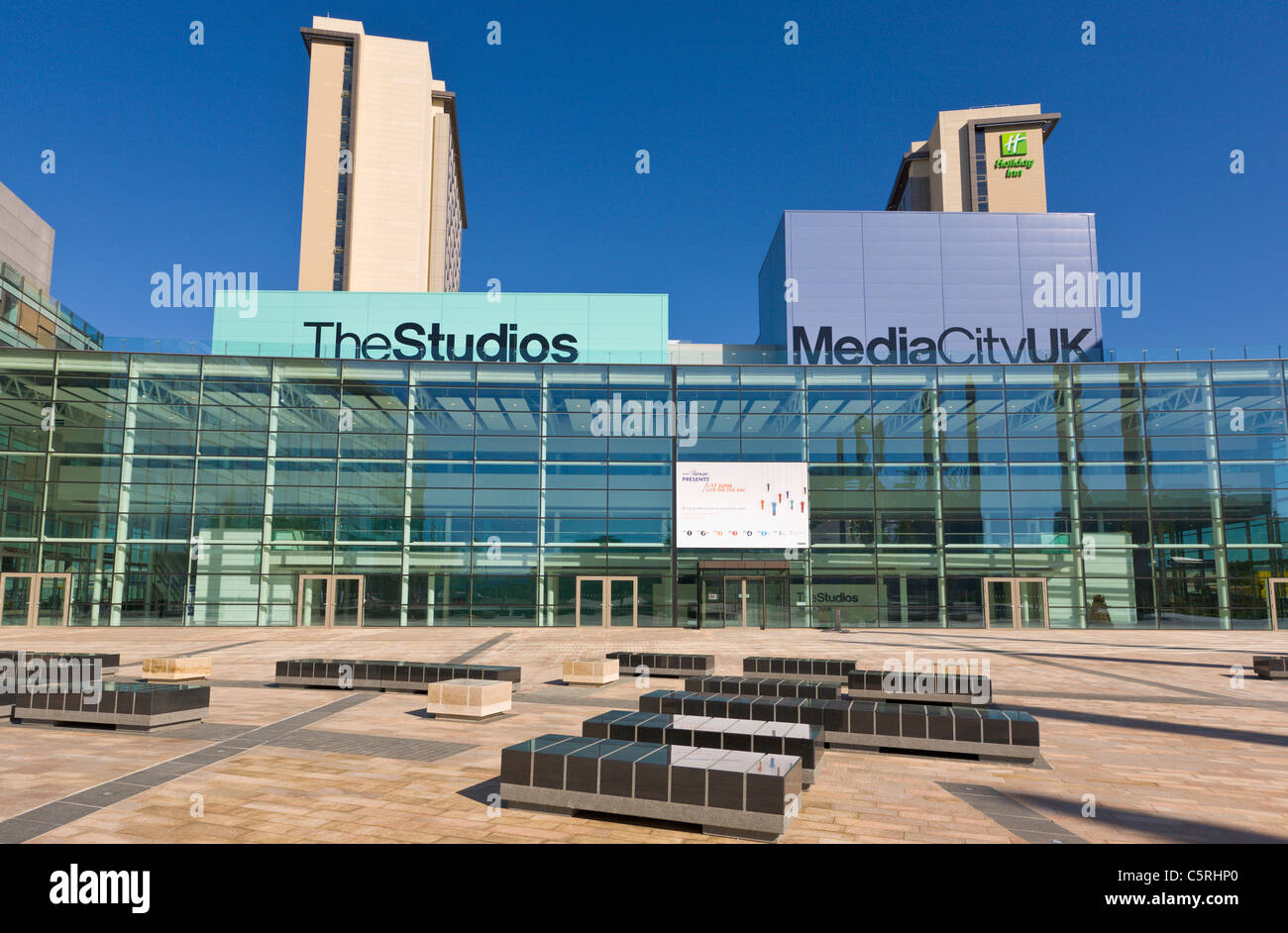 Media City, Salford Quays, Manchester, Inghilterra Foto Stock