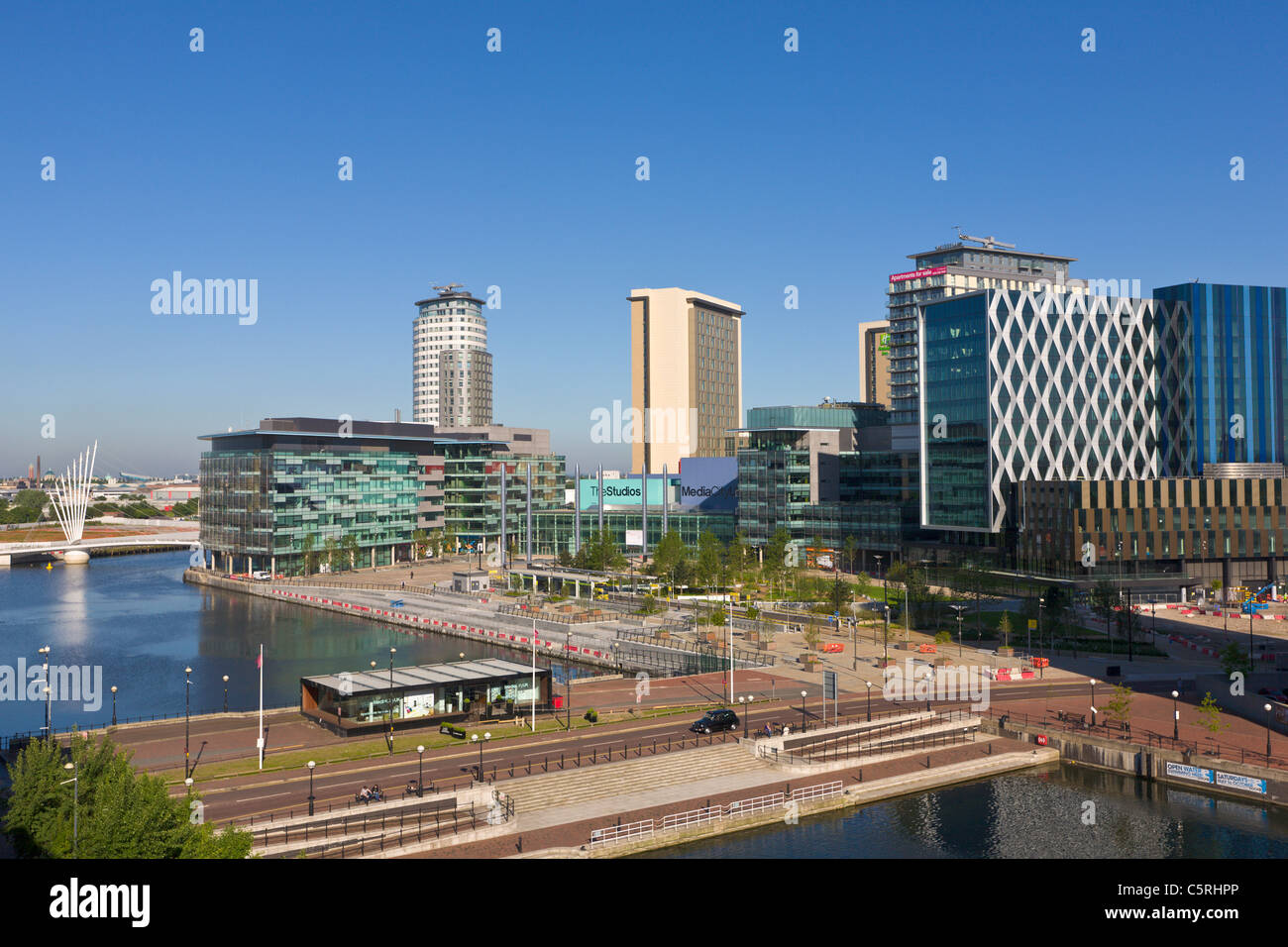 Media City, Salford Quays, Manchester, Inghilterra Foto Stock