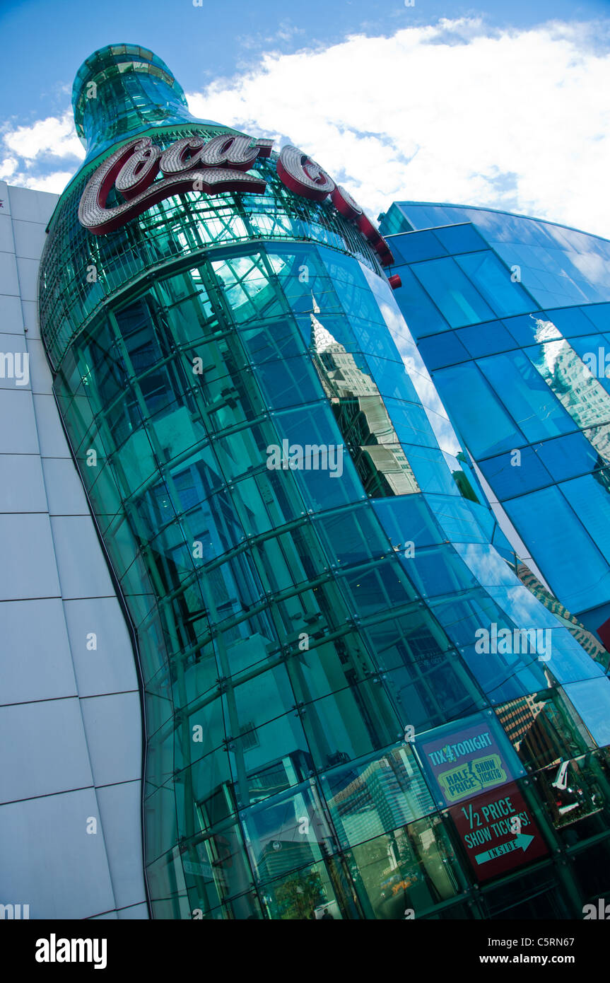 Coca-Cola edificio, Las Vegas, Nevada, STATI UNITI D'AMERICA Foto Stock
