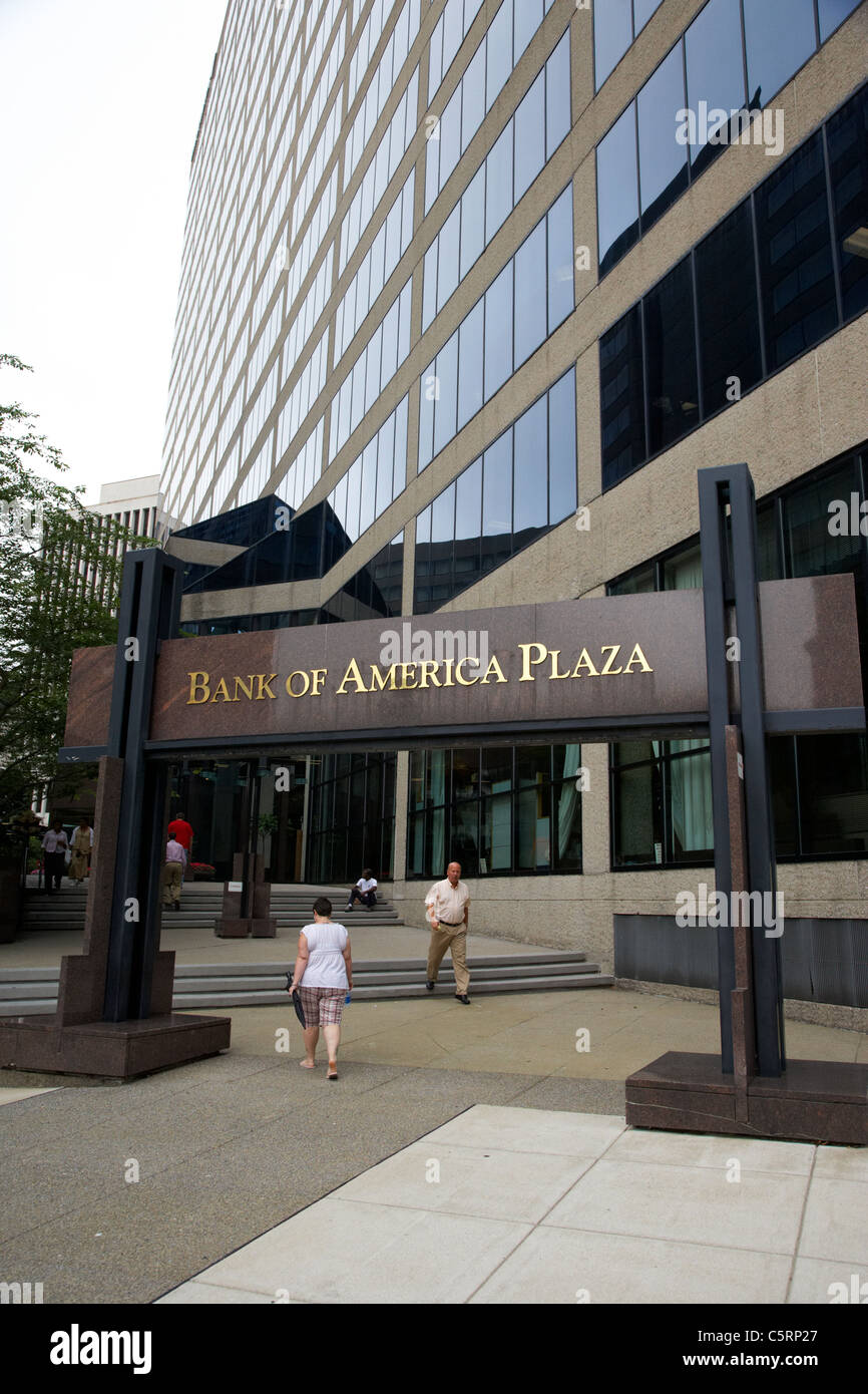 Bank of America Plaza nel quartiere finanziario Nashville Tennessee USA Foto Stock