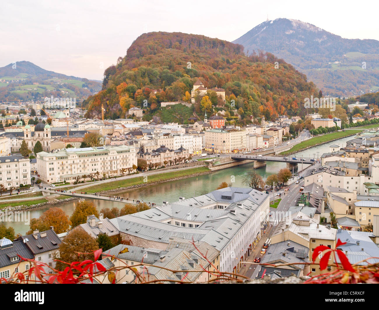 Salisburgo, vista città, Austria, Salisburgo città Foto Stock Salisburgo, vista città, Austria, Salisburgo città Foto Stock