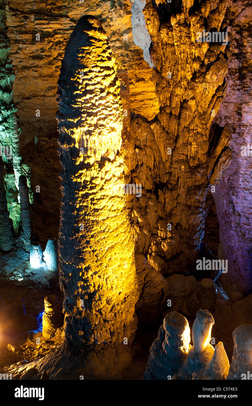 Drago Giallo Grotta, Wulingyuan, Cina Foto Stock