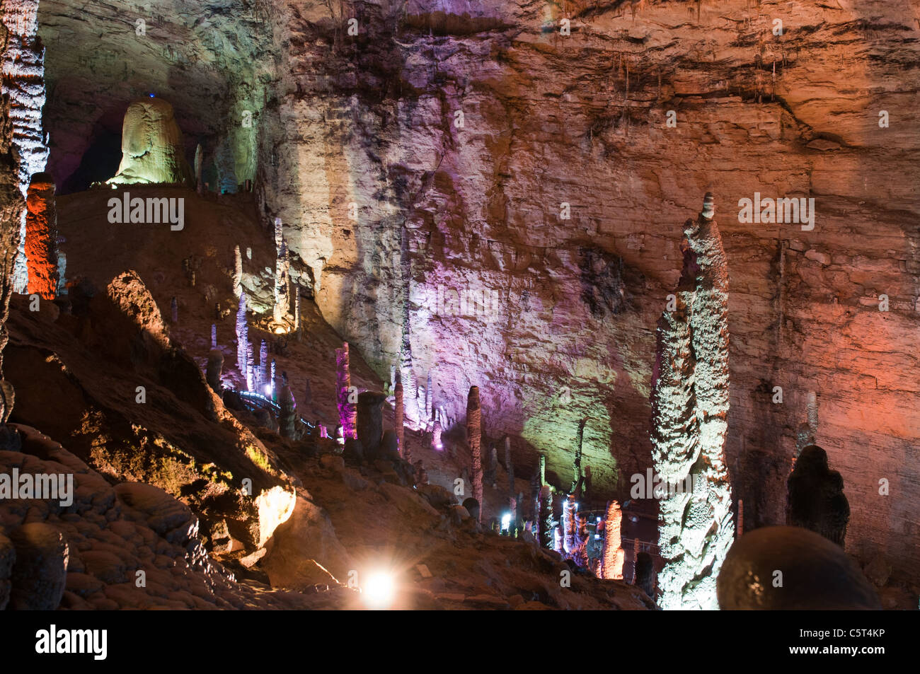 Drago Giallo Grotta, Wulingyuan, Cina Foto Stock