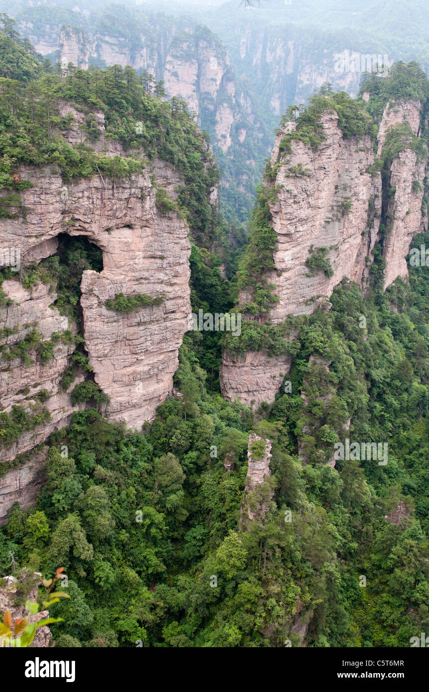 Zhangjiajie National Park, Cina Foto Stock