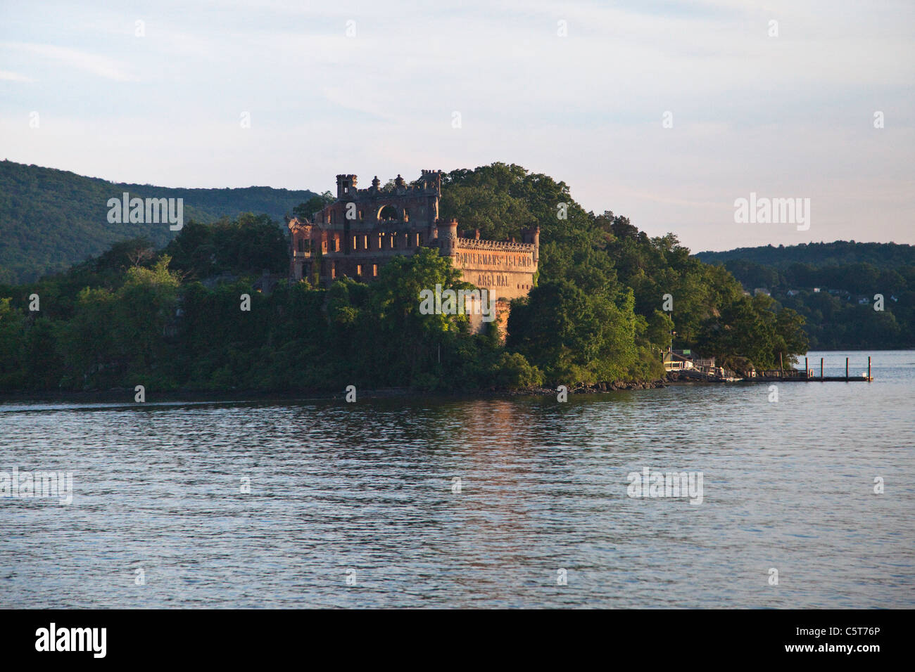 Il castello di Bannerman, Hudson Valley rovine, Pollepel Island, New York, Stati Uniti d'America Foto Stock