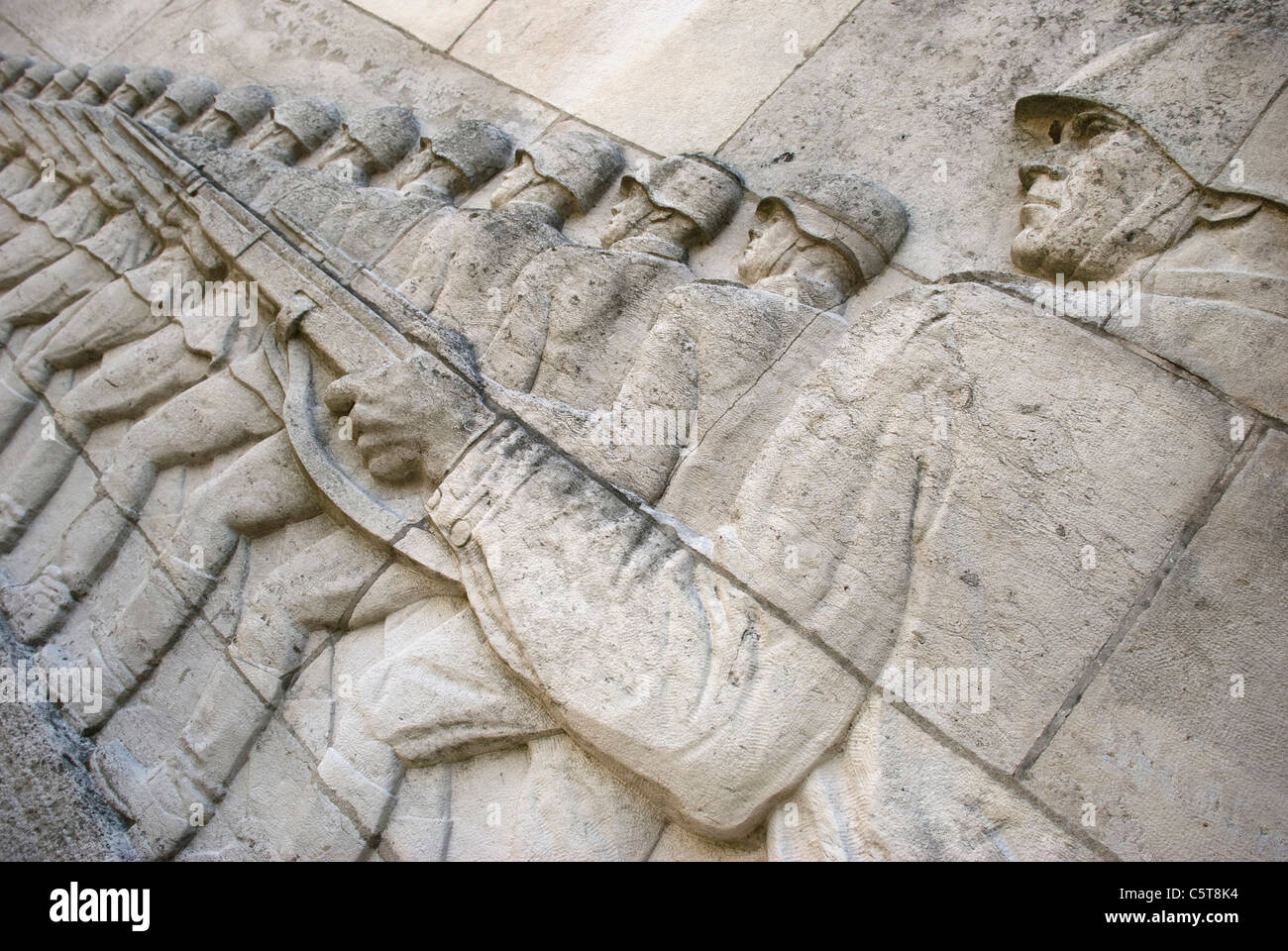 Germania, Berlino, guerra sovietica Memorial, Rotolo di onore, close up Foto Stock