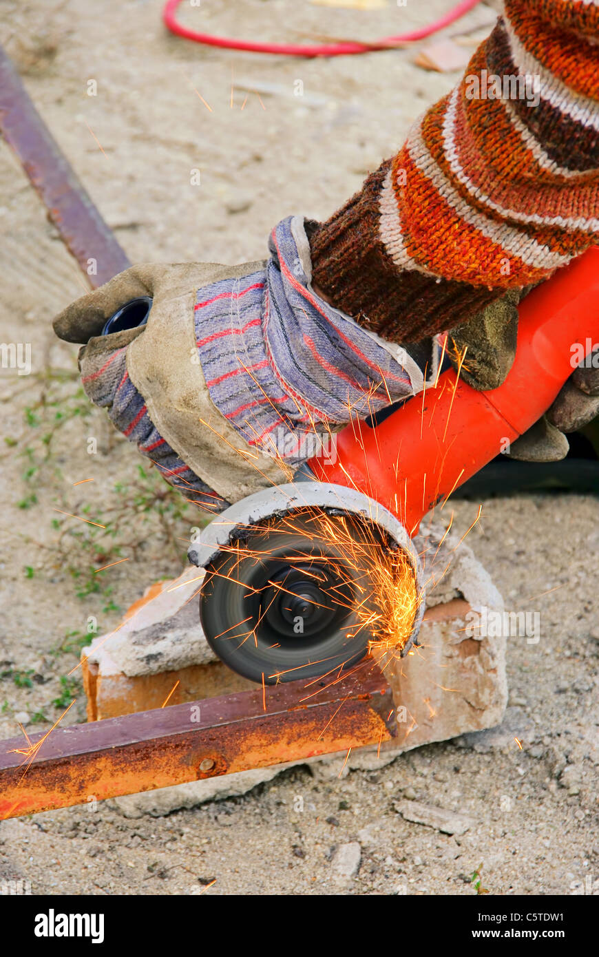 Winkelschleifer - smerigliatrice angolare 02 Foto Stock