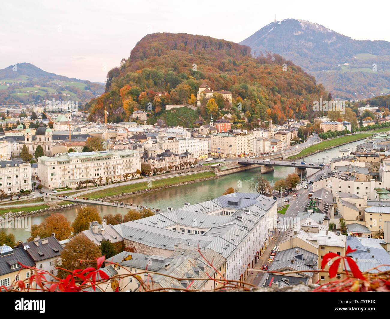 Salisburgo, vista città, Austria, Salisburgo città Foto Stock Salisburgo, vista città, Austria, Salisburgo città Foto Stock