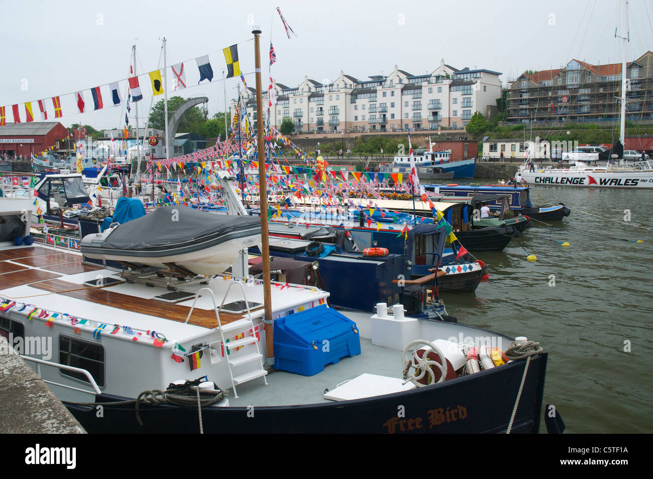 La città di Bristol harbour festival Foto Stock