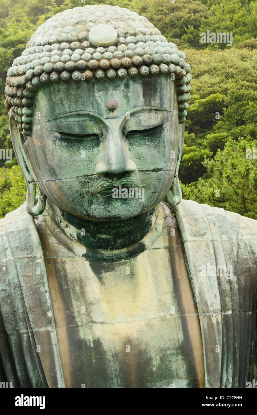 Grande Buddha di Kamakura, Giappone risalente al XV secolo. Foto Stock