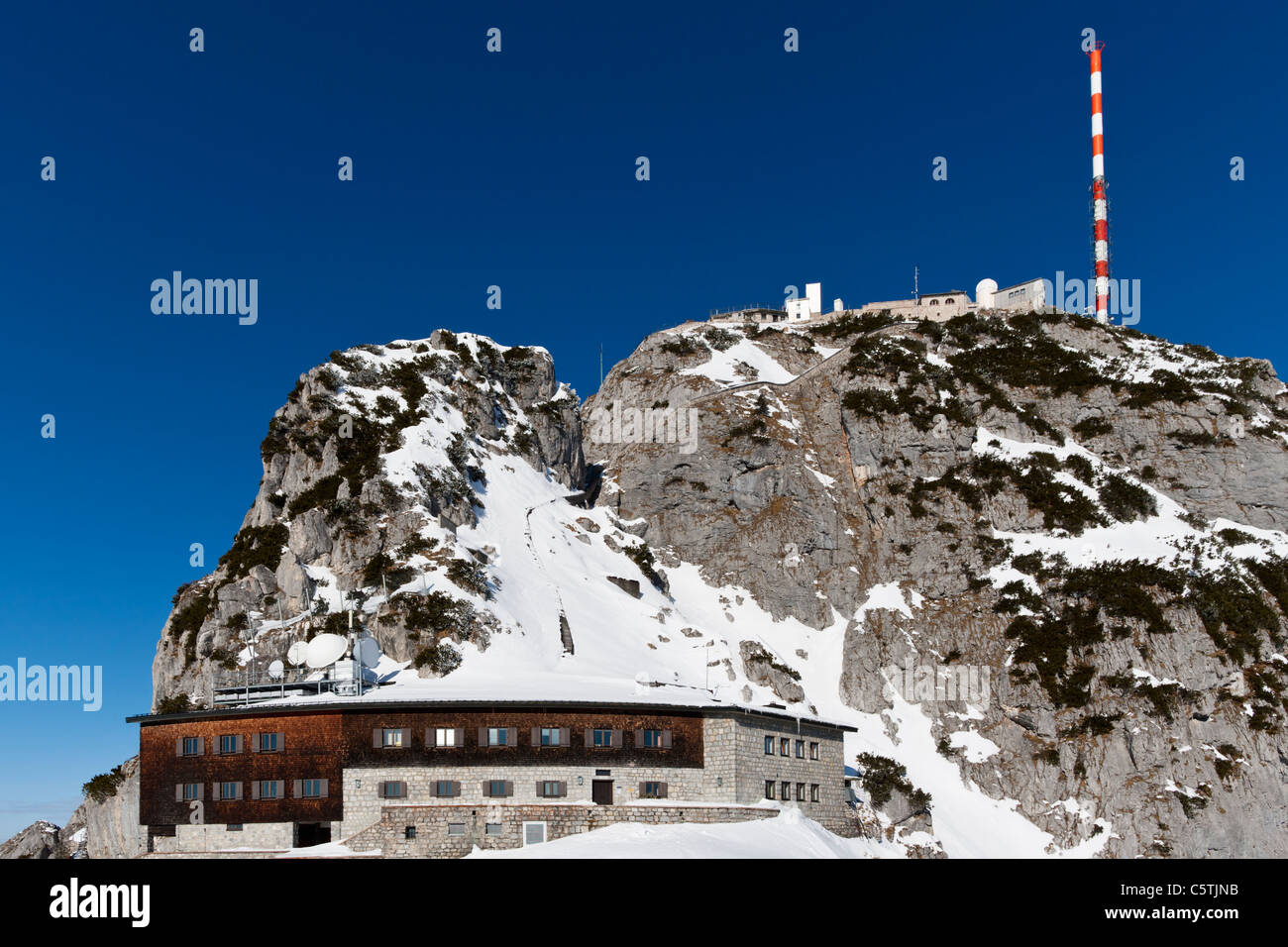 In Germania, in vista del Bayerischer Rundfunk e stazione meteo Foto Stock