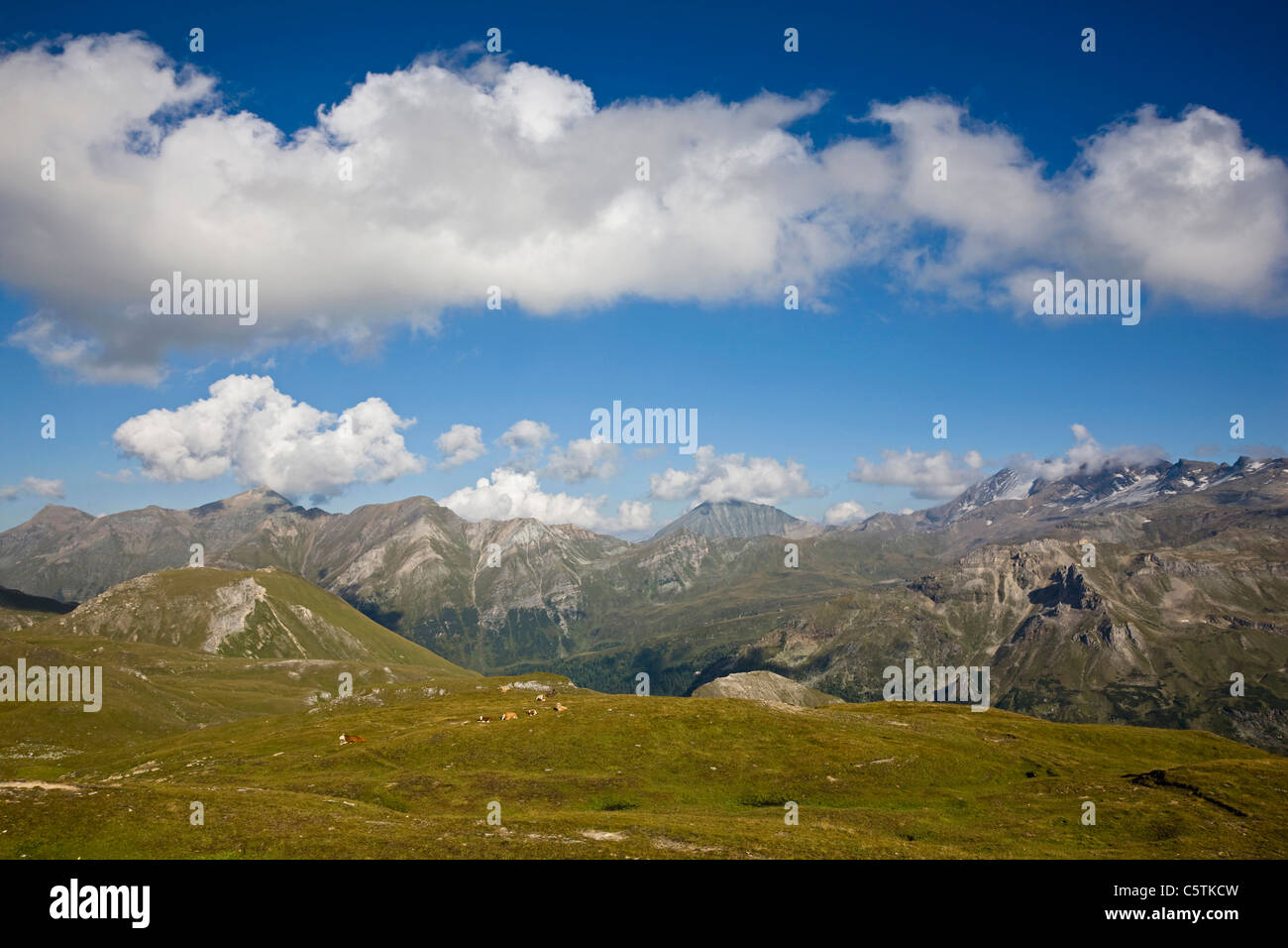 Austria, GroÃŸglockner Alta Strada alpina Foto Stock