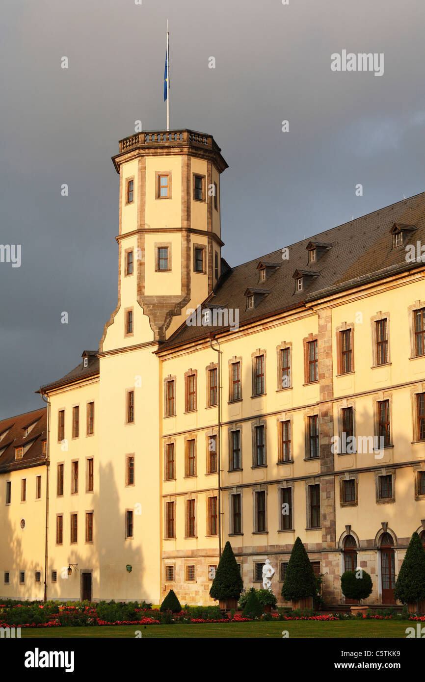 Germania, Hesse, Rhoen, Fulda Visualizza di stadtschloss castle Foto Stock