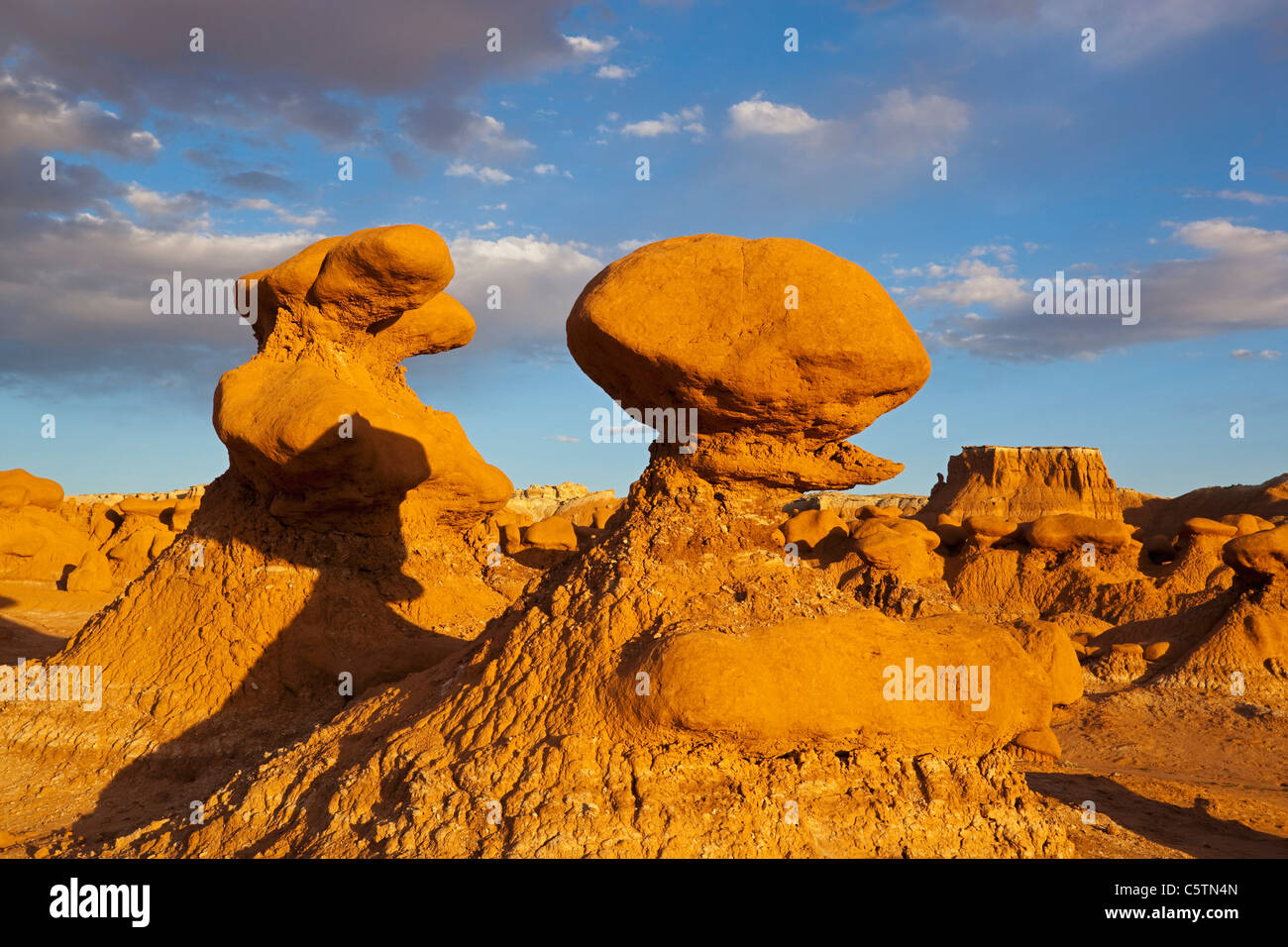 Stati Uniti d'America, Utah, Goblin Valley, San Rafael Swell, formazioni rocciose Foto Stock