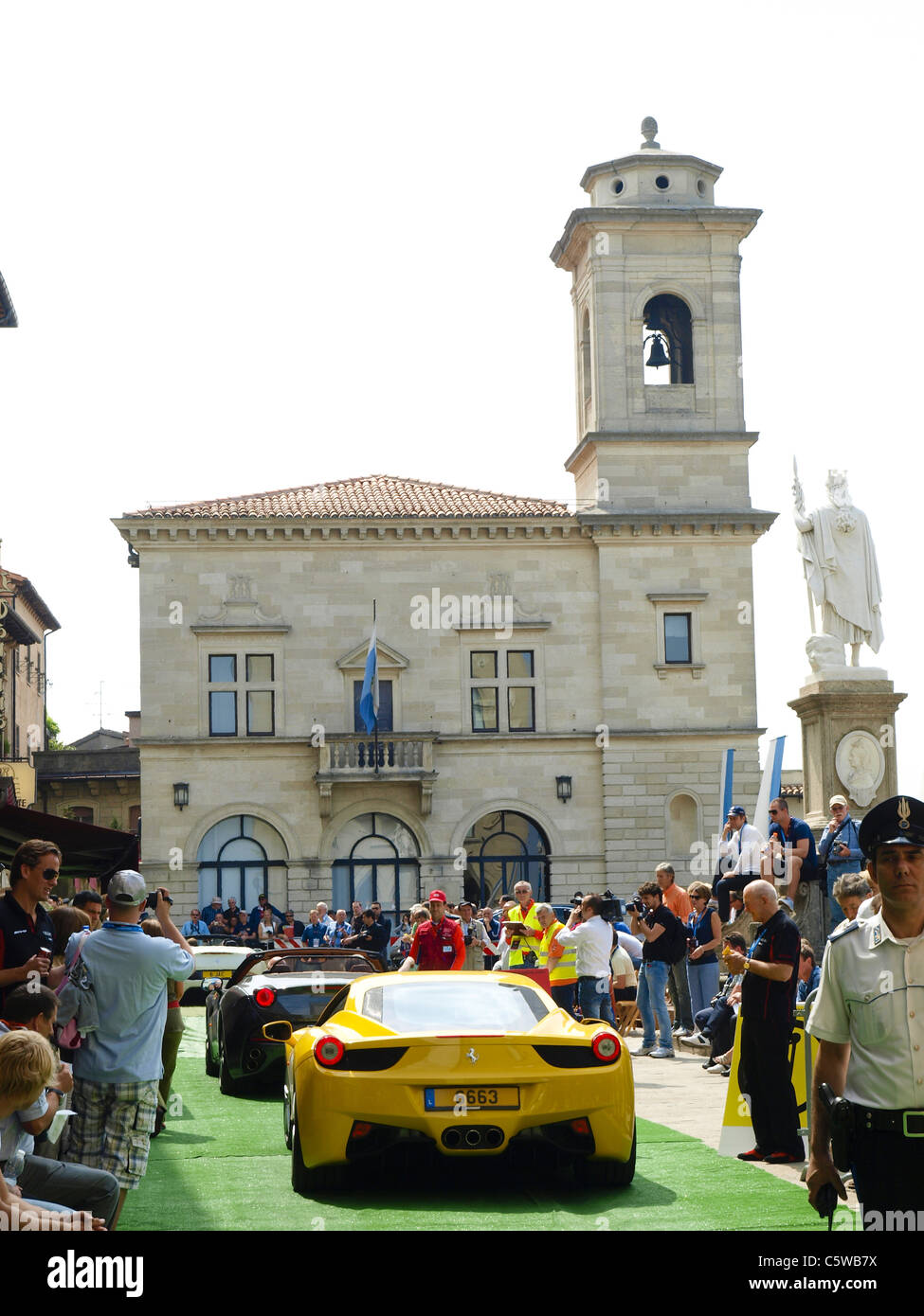 Ferrari 458, San Marino Foto Stock