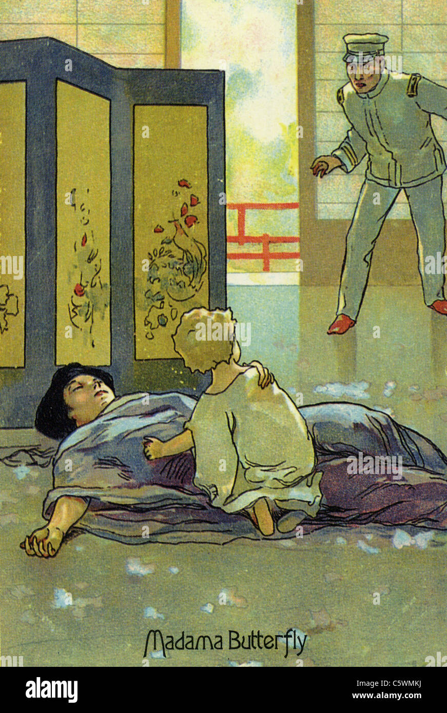 MADAME BUTTERFLY Poster per la sua opera Puccini Foto Stock
