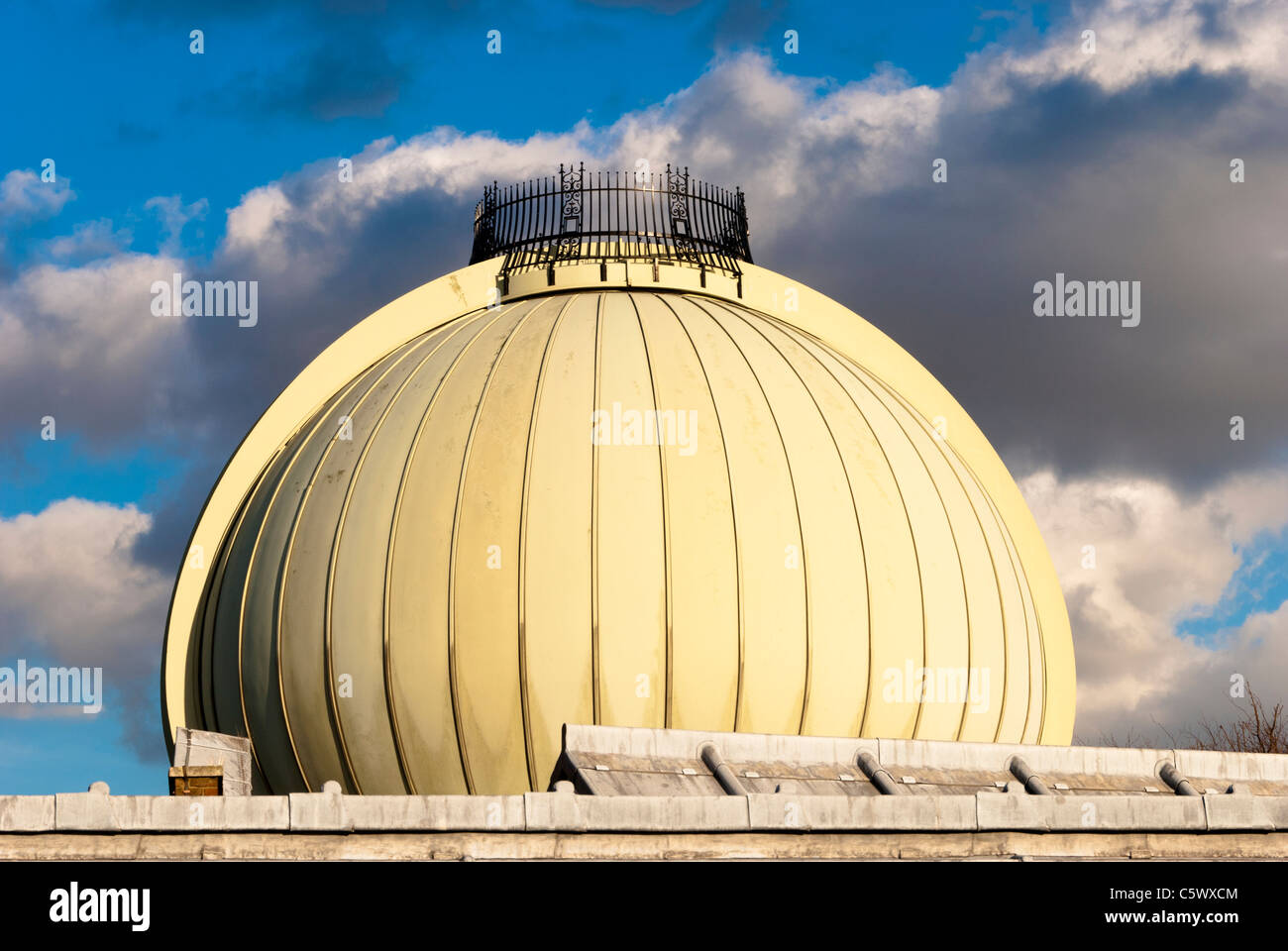 Osservatorio Reale di Greenwich primo meridiano - Londra, Inghilterra Foto Stock