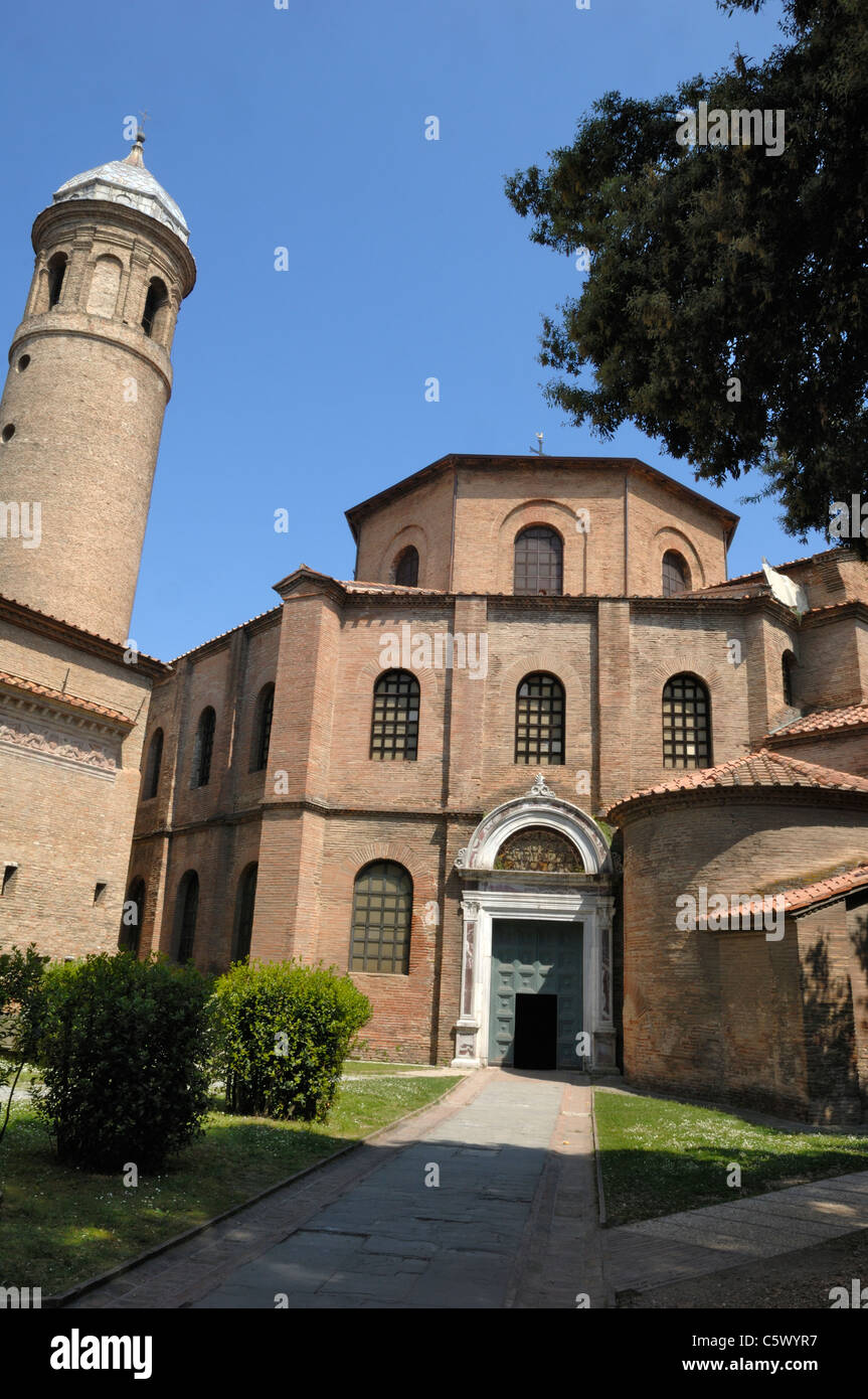 La Basilica di San Vitale a Ravenna Foto Stock
