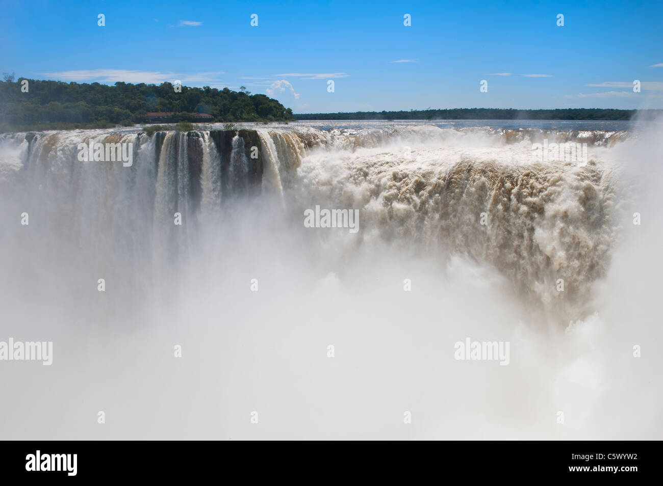Iguazu/Iguaçu falls, Provincia Misiones, Argentina Foto Stock