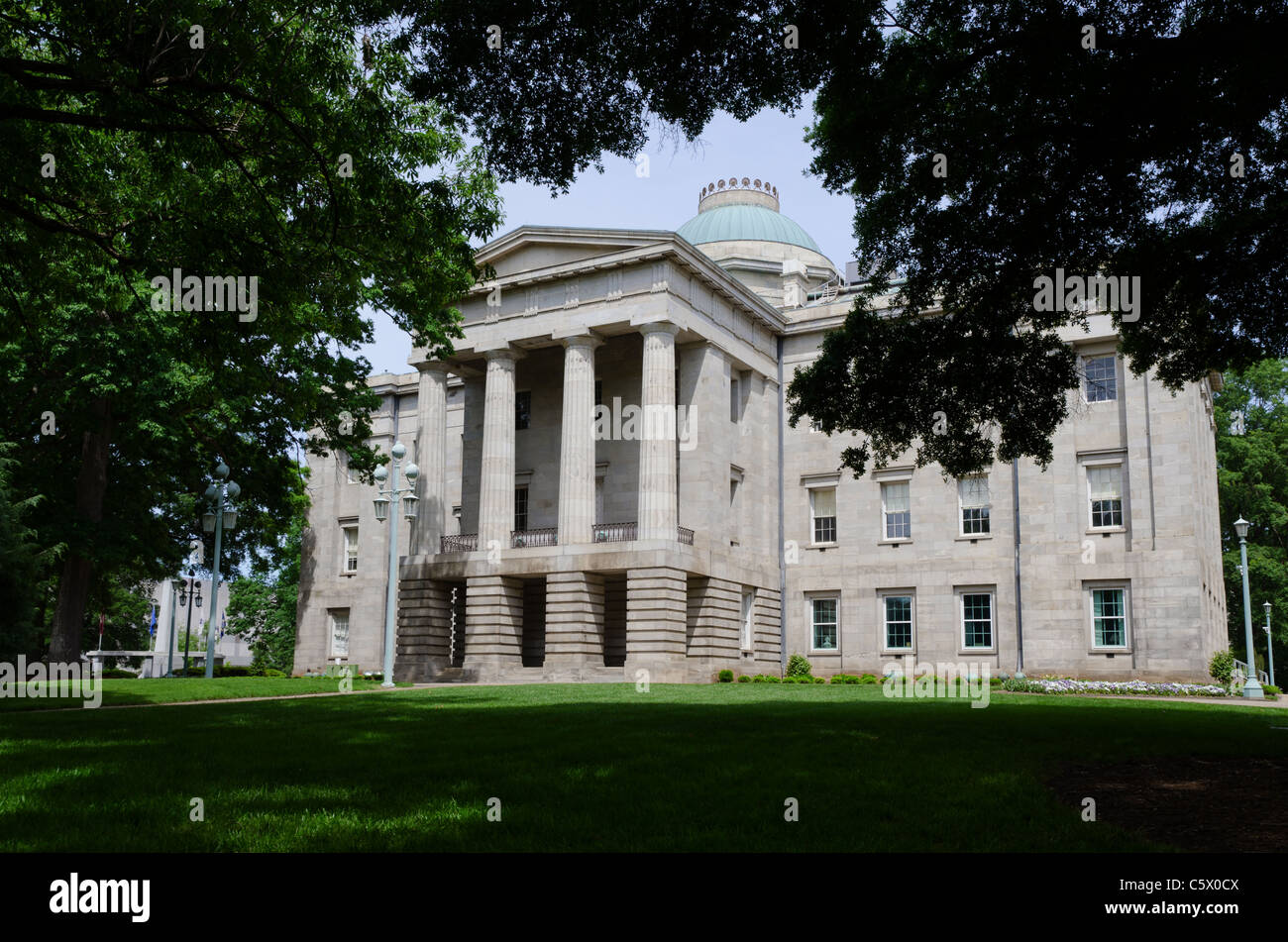 Historic State Capitol in Raleigh, NC Foto Stock