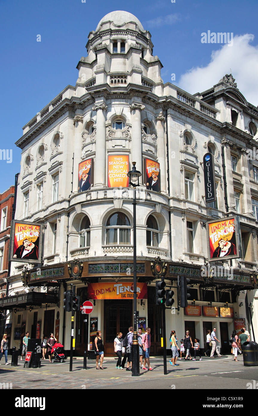 Gielgud Theatre, Shaftesbury Avenue, Soho, City of Westminster, London, Greater London, England, Regno Unito Foto Stock