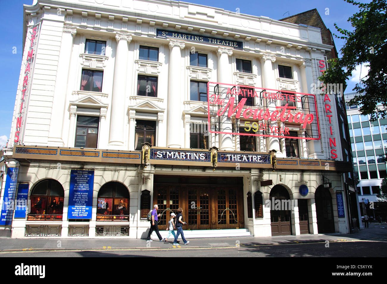Agatha Christie's "Mousetrap' gioca, St.Martin's Theatre, West Street, Cambridge Circus, London, England, Regno Unito Foto Stock