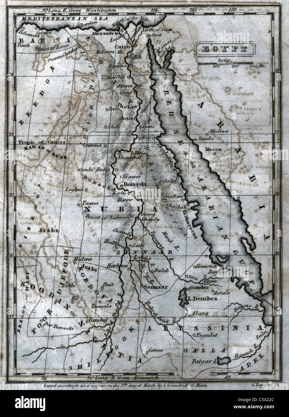 Mappa dell'egitto bianco nero immagini e fotografie stock ad alta risoluzione - Alamy