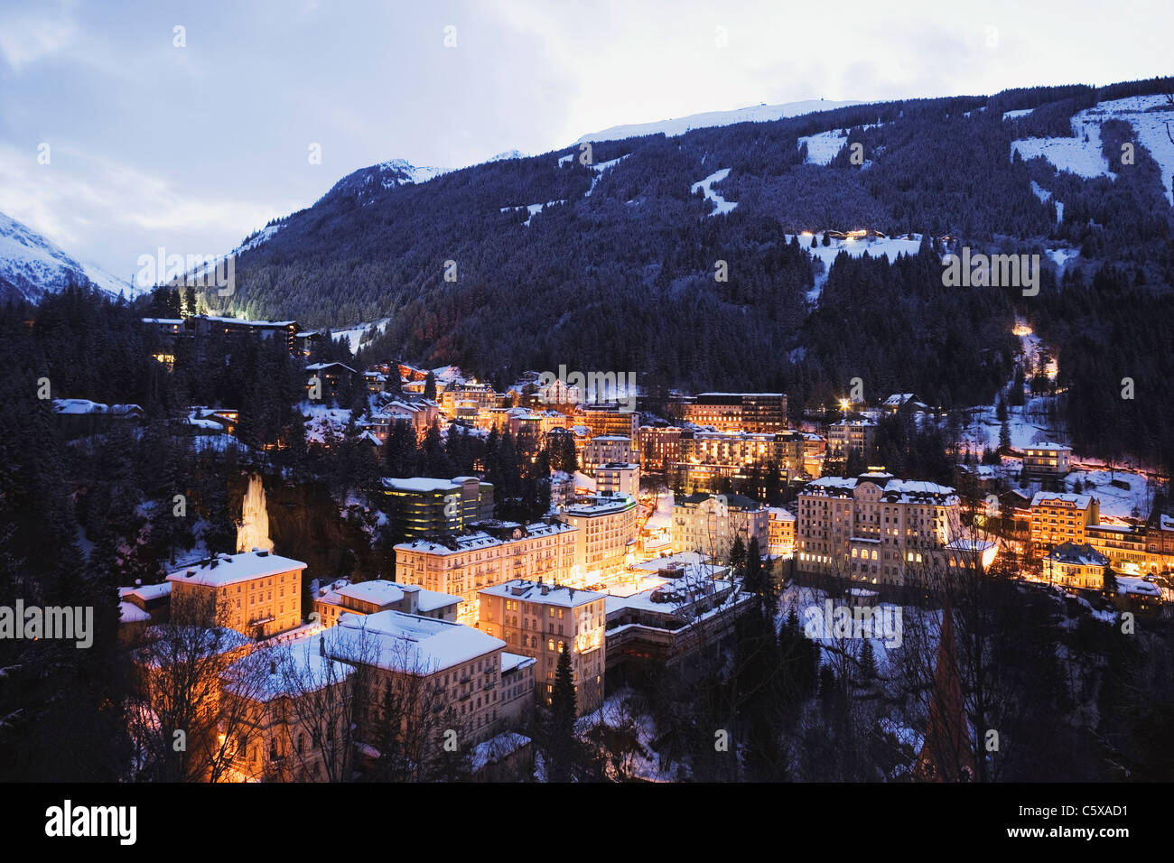 Austria, Salzburger Land, Valle di Gastein, Bad Hofgastein Foto Stock