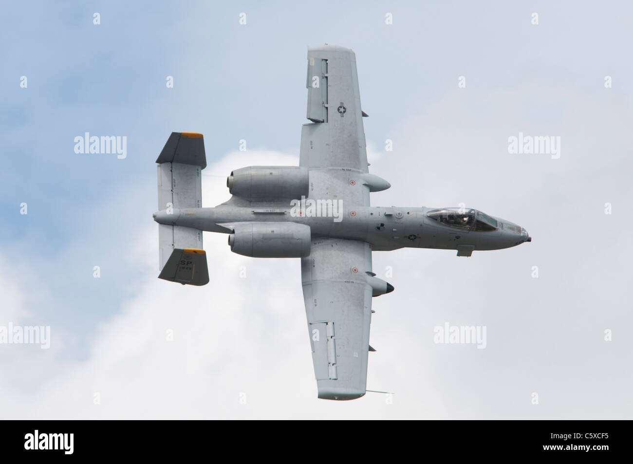 Fairchild Republic A-10C Thunderbolt II dalla A-10 West Demo Team di 354Fighter Squadron, United States Air Force Foto Stock
