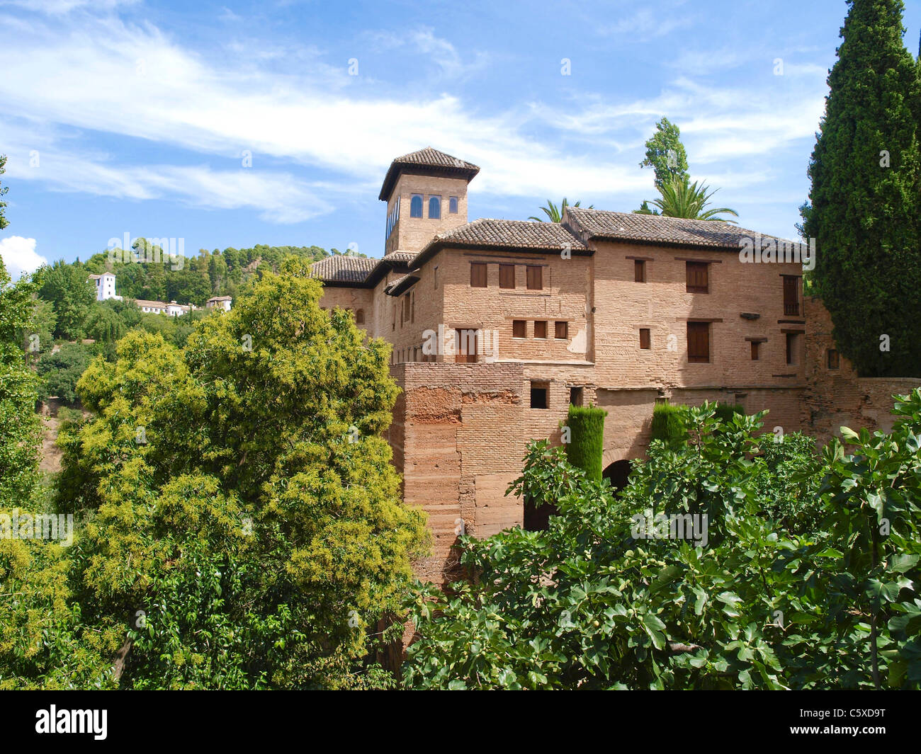 Granada, Spagna Alhambra e Generalife giardino, Andalusia Foto Stock